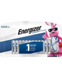 Energizer Ultimate Lithium AAA Batteries - For Camera, Electronic Device - AAA - 144 / Carton