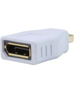 Comprehensive Mini DisplayPort Male to DisplayPort Female Adapter - 1 x Mini DisplayPort Male Digital Audio/Video - 1 x DisplayPort Female Digital Audio/Video - 1920 x 1080 Supported - Gold Connector