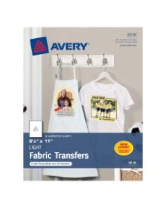Avery T-Shirt Transfers, Light, 8938, Pack Of 18