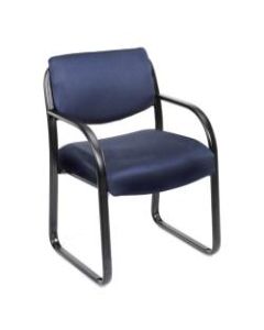 Boss Fabric Contoured Guest Chair, Blue/Black