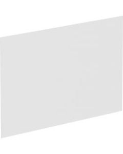 Lorell Adaptable Panel Dividers - 24in Width x 2in Height x 37in Depth - Aluminum, Acrylic - Frosted