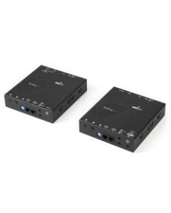 HDMI Over IP Extender Kit - Video Over IP Extender with Support for Video Wall - 4K - 1 Input Device - 1 Output Device - 328.08 ft Range - 2 x Network (RJ-45) - 1 x HDMI In - 1 x HDMI Out - Serial Port - 4K - 3840 x 2160 - Twisted Pair - Category 6