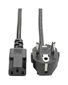 Tripp Lite 6ft 2-Prong Computer Power Cord European Cable C13 to SCHUKO CEE 7/7 Plug 10A 6ft - Cord, 10A (IEC-320-C13 to SCHUKO CEE 7/7) 6-ft."
