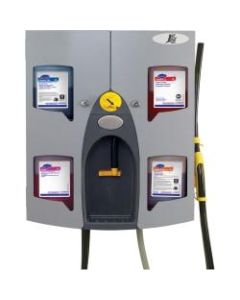Diversey J-Fill QuattroSelect Dispensing System, 24-1/4inH x 18-1/2inW x 7-1/2inD, Gray