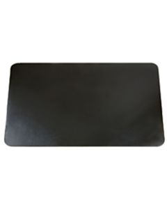 Artistic Eco-Black Desk Pad With Antimicrobial  Protection, 19in H x 24in W, Black