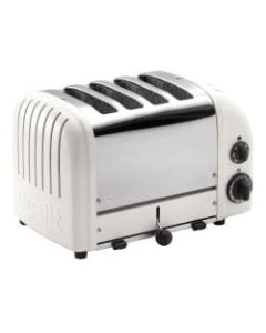 Dualit New Gen 4-Slice Extra-Wide-Slot Toaster, Matte White