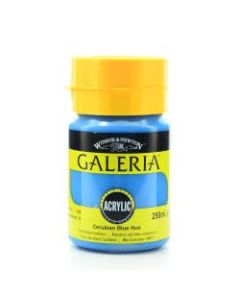 Winsor & Newton Galeria Flow Formula Acrylic Colors, 250 mL, Cerulean Blue Hue, 138, Pack Of 2