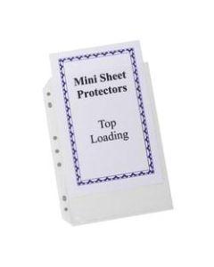 C-Line Top-Loading Mini Sheet Protectors, 5 1/2in x 8 1/2in, Box Of 60