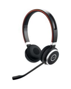 Jabra EVOLVE 65 UC Headset - Stereo - Wireless - Bluetooth - 100 ft - Over-the-head - Binaural - Supra-aural - Noise Cancelling Microphone - Noise Canceling