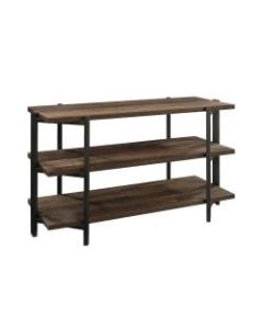 Sauder North Avenue Console For 42in TVs, 23-7/8inH x 43-3/4inW x 17-5/8inD, Smoked Oak