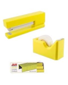JAM Paper 3-Piece Office Organizer Set, Yellow
