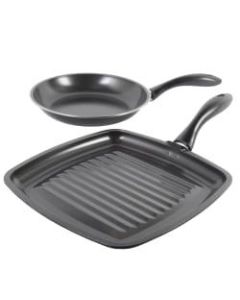 Gibson Westleton  2-Piece Cookware Set, Black