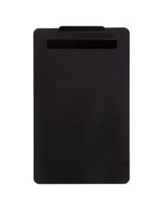 JAM Paper Aluminum Legal-Size Clipboard, 15-1/2in x 9-1/2in, Black