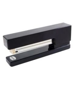 JAM Paper Plastic Stapler, 2-1/2inH x 1-1/8inW x 6inD, Black