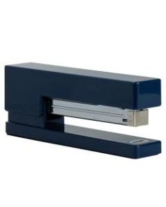 JAM Paper Plastic Stapler, 2-1/2inH x 1-1/8inW x 6inD, Navy Blue