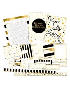Barker Creek Gold Curated Collection Bulletin Board Set, Multicolor