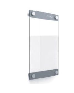 Quartet Infinity Customizable Unframed Dry-Erase Whiteboard, 8 1/2in x 11in, Clear/White