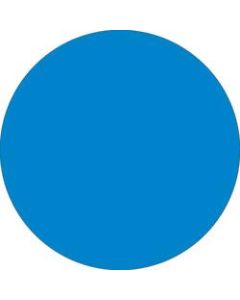 Removable Round Color Inventory Labels, DL612C, 1 1/2in Diameter, Light Blue, Pack Of 500
