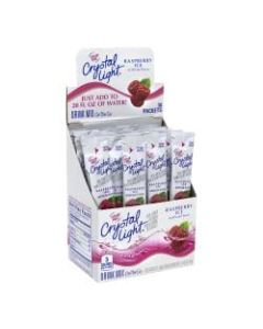 Crystal Light On-The-Go Sugar-Free Drink Mix, Raspberry Ice, 0.08 Fl Oz, 30 Packets Per Box, Pack Of 2 Boxes