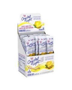 Crystal Light On-The-Go Sugar-Free Drink Mix, Lemonade, 0.17 Fl Oz, 30 Packets Per Box, Pack Of 2 Boxes