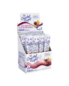 Crystal Light On-The-Go Sugar-Free Drink Mix, Fruit Punch, 0.11 Fl Oz, 30 Packets Per Box, Pack Of 2 Boxes