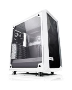 Fractal Design Meshify C White - TG Computer Case - Mid-tower - White - Steel, Tempered Glass - 5 x Bay - 2 x 4.72in x Fan(s) Installed - ATX, Micro ATX, ITX Motherboard Supported - 7 x Fan(s) Supported