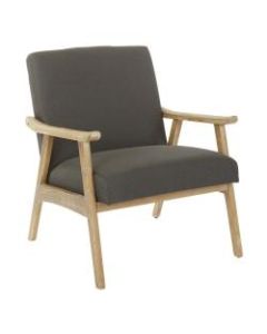 Ave Six Work Smart Weldon Chair, Klein Charcoal/Light Brown