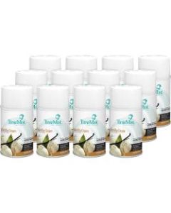 TimeMist Metered 30-Day Vanilla Cream Scent Refill - Spray - 6000 ft³ - 5.3 fl oz (0.2 quart) - Vanilla Cream - 30 Day - 12 / Carton - Long Lasting, Odor Neutralizer