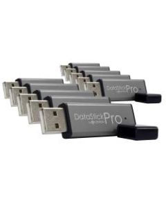 Centon DataStick Pro USB 2.0 Flash Drives, 16GB, Gray, Pack Of 10 Flash Drives