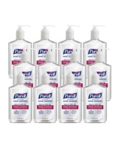 PURELL PRIME DEFENSE Advanced Hand Sanitizer, 12 fl oz Pump Bottle, Case of 12 Bottles