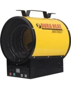 DuraHeat Electric Forced Air Heater - 240 Volt with Remote Control - Tubular - Electric - 3997.49 W to 4102.99 W - 500 Sq. ft. Coverage Area - 4000 W - 20 A - Portable - Yellow
