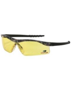 Mossy Oak Dallas Safety Glasses, Amber Lens, Polycarbonate, Mossy Oak Frame