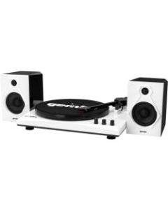 gemini TT-900 Stereo Turntable System - Belt DriveAutomatic Tone Arm - 78, 45, 33 rpm - Black, White - Bluetooth - Audio Line Out