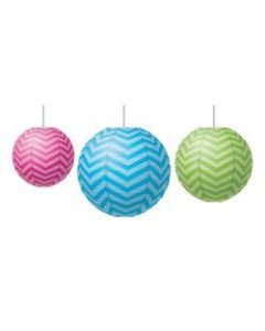 Teacher Created Resources Paper Lanterns, Chevron, Pack Of 3