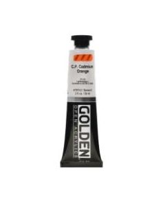 Golden OPEN Acrylic Paint, 2 Oz Tube, Cadmium Orange (CP)