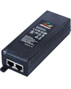 Microchip 1-Port 30W 802.3at PoE Injector - 120 V AC, 230 V AC Input - 55 V DC Output - 1 x 10/100/1000Base-T Input Port(s) - 1 x 10/100/1000Base-T Output Port(s) - 30 W