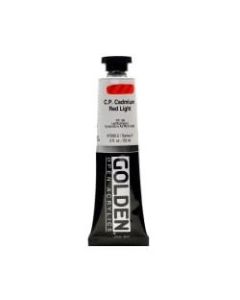 Golden OPEN Acrylic Paint, 2 Oz Tube, Cadmium Red Light (CP)