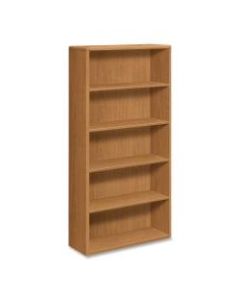 HON 10700 Series Prestigious Laminate 5-Shelf Bookcase, Harvest Cherry