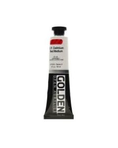 Golden OPEN Acrylic Paint, 2 Oz Tube, Cadmium Red Medium (CP)