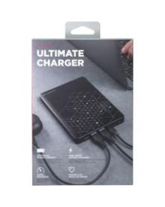 KeySmart Ultimate Charger Portable Multi-Device Power Bank, Black
