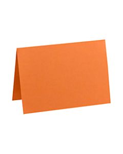 LUX Folded Cards, A2, 4 1/4in x 5 1/2in, Mandarin Orange, Pack Of 1,000