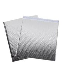 Office Depot Brand Glamour Bubble Mailers, 22-1/2inH x 19inW x 3/16inD, Silver, Pack Of 48 Mailers