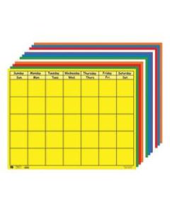 Creative Shapes Horizontal Calendars, 28in x 22in, Multicolor, Pack Of 12