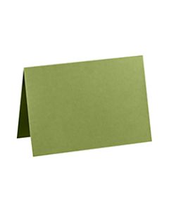 LUX Folded Cards, A7, 5 1/8in x 7in, Avocado Green, Pack Of 500