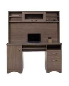 Realspace Pelingo 56inW Desk with Hutch, Gray