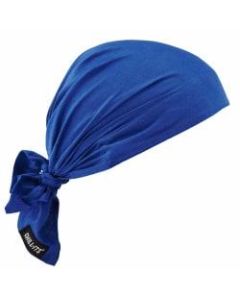 Ergodyne Chill-Its 6710 Evaporative Cooling Triangle Hats, Blue, Case Of 24 Hats