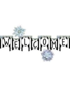 Carson Dellosa Education Simply Stylish Welcome Bulletin Board Set - Theme/Subject: Welcome - Skill Learning: Patterning, Creativity, Coordination - 9 / Set