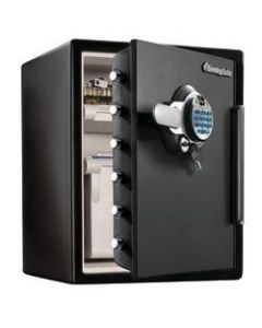 SentrySafe Fingerprint Safe, 125 Lb, 2 Cu. Ft., Black