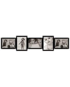 PTM Images Photo Frame, Collage, 37inH x 7/8inW x 8 1/8inD, Black