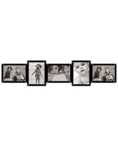 PTM Images Photo Frame, Collage, 37inH x 7/8inW x 8 1/8inD, Black
